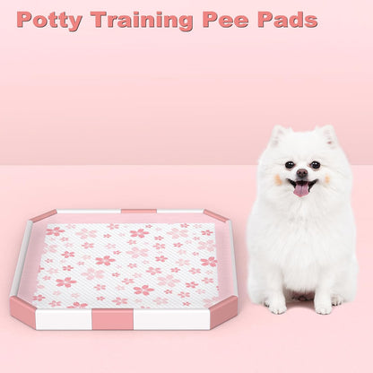 Waterproof base layer of MIZOK cherry blossom pet mat protecting floors