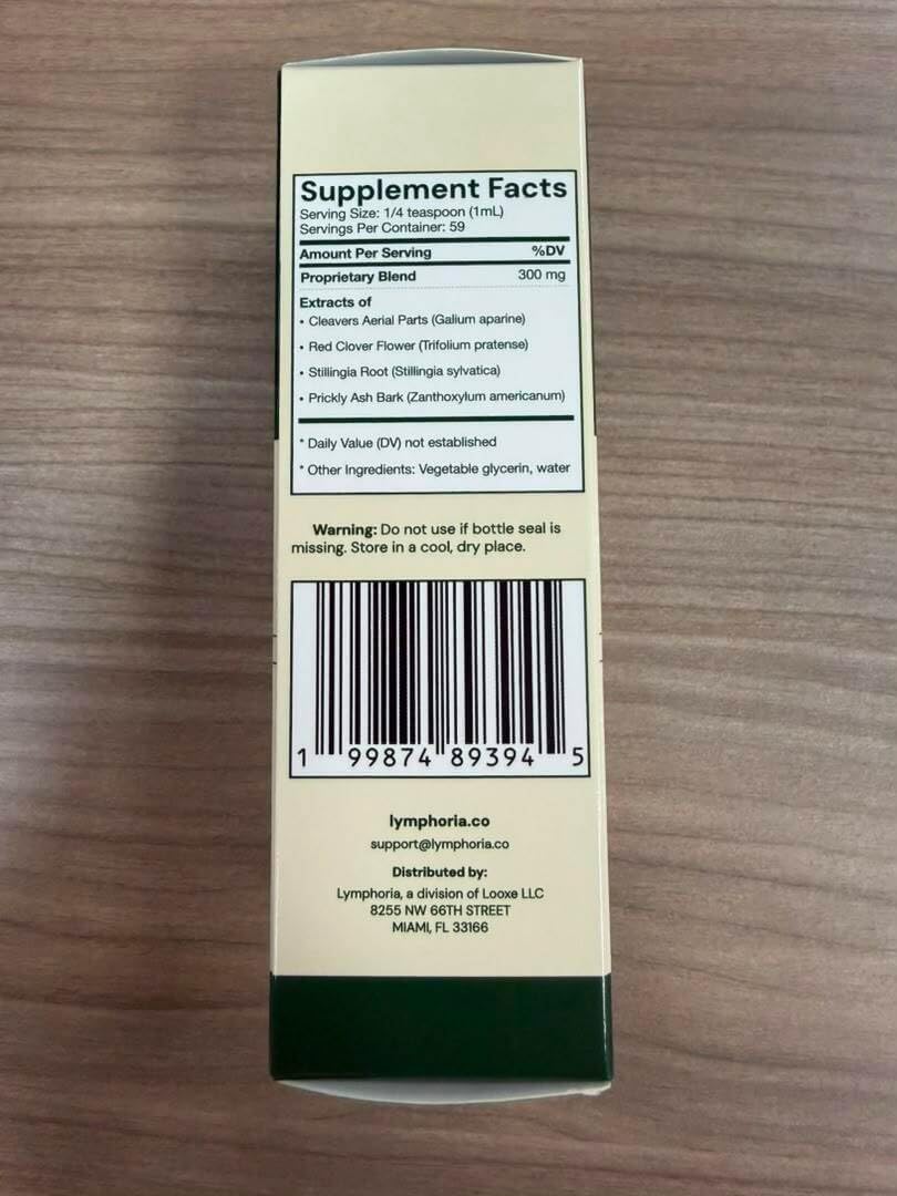 Lymphatic Drainage Drops for Bloat Relief & De-Puff - Cleavers, Red Clover, Stillingia Root & Prickly Ash Bark - Lymph Node Detox Cleanse, Fluid Retention - Alcohol-Free, Vegan, 2 Fl Oz - Image 6