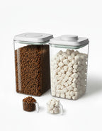 Ankou Dog Food Storage Container with 130ml Scoop - 4L/4.2qt Airtight Dog Food Container for Kibble & Treats, BPA-Free Cat Food Storage Container, Stackable Pop Lid Plastic Container with Lid - Image 10