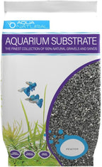 Aqua Natural Pewter Black Gravel 10lb bag front view