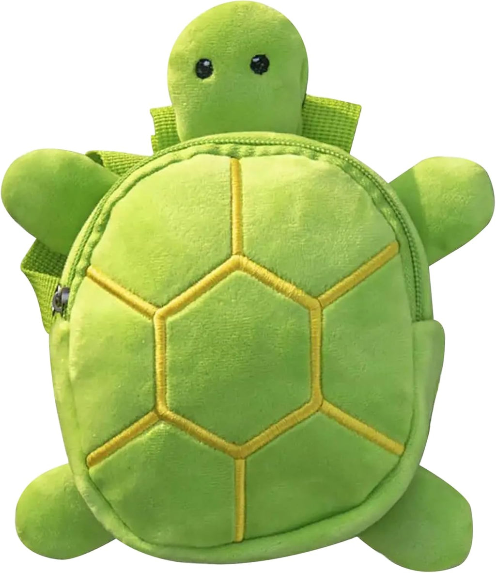 Adjustable pet saddle bag with cute turtle cartoon embroidery