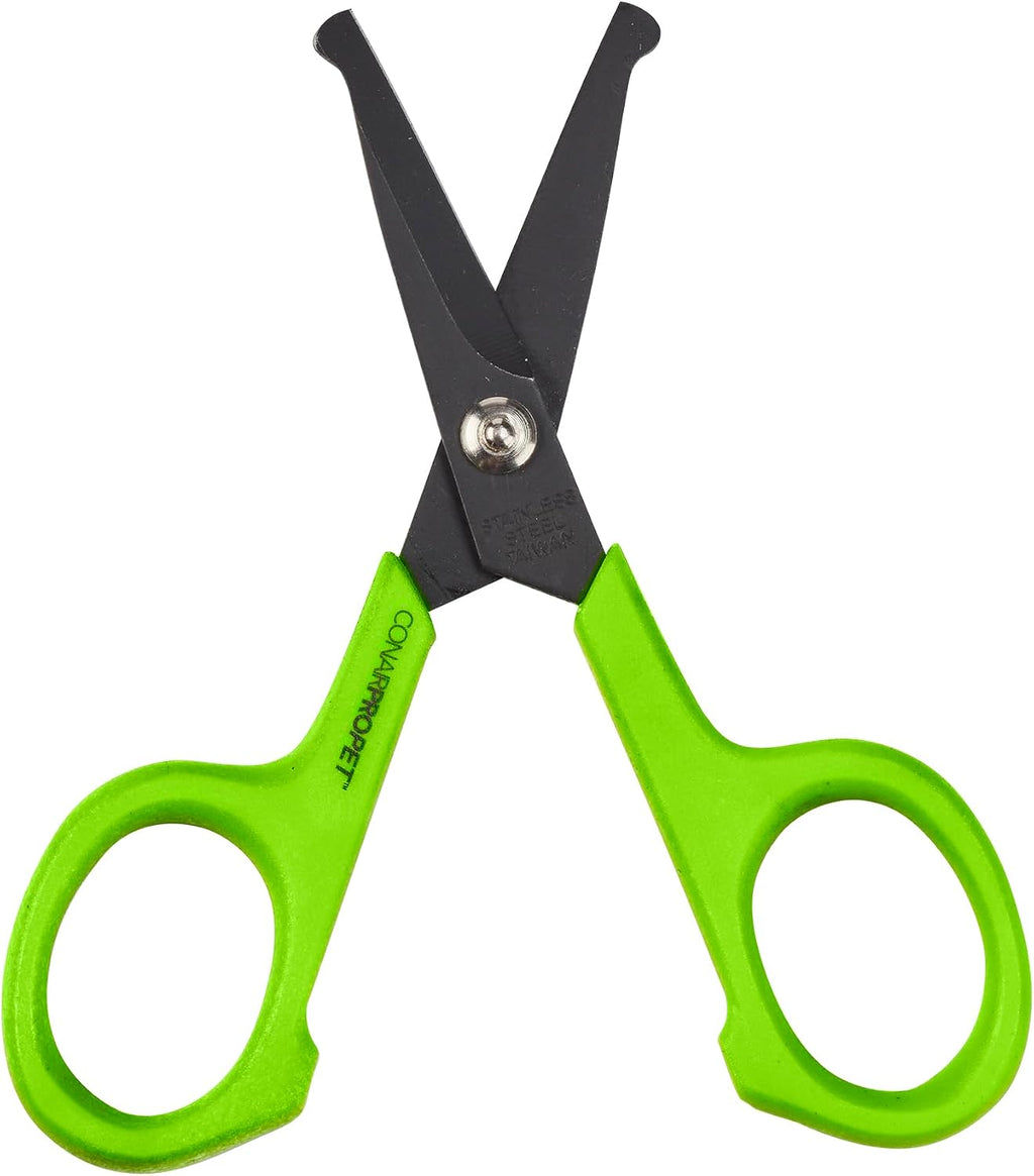 Close up of Conairpropet scissors with rounded safety tips