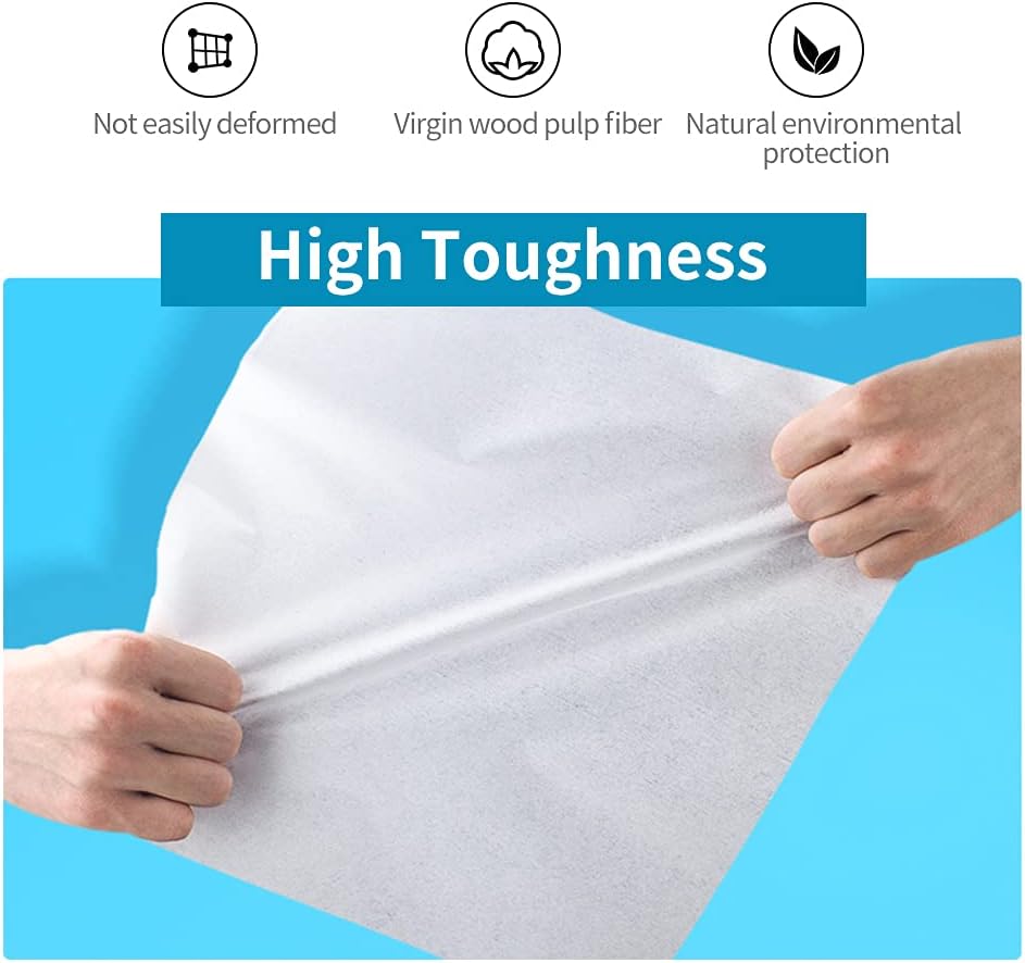 Close-up of non-woven fabric texture on bird cage liner