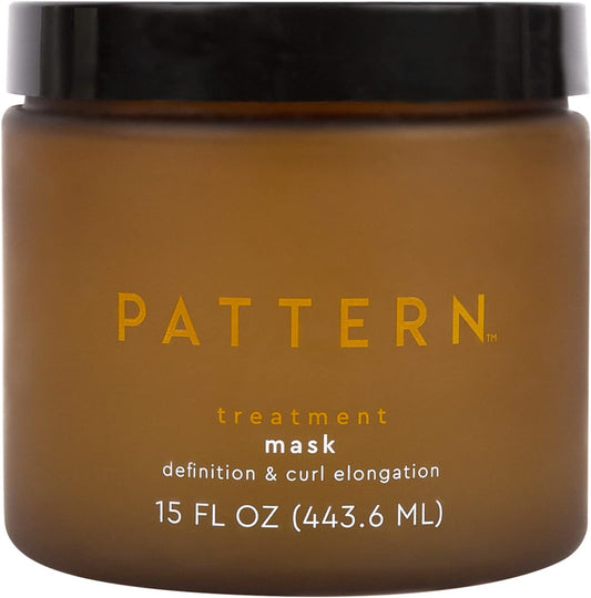 PATTERN Beauty Treatment Mask 15 Fluid Ounce front view of packaging for curly hair care