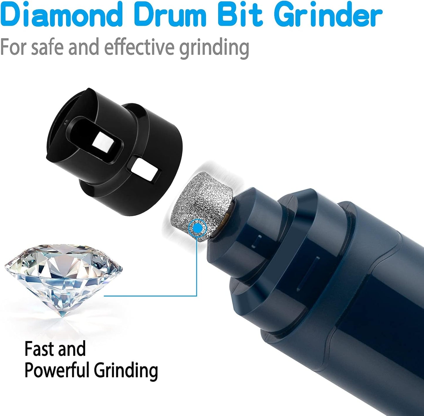 Casfuy pet nail trimmer with diamond bit head