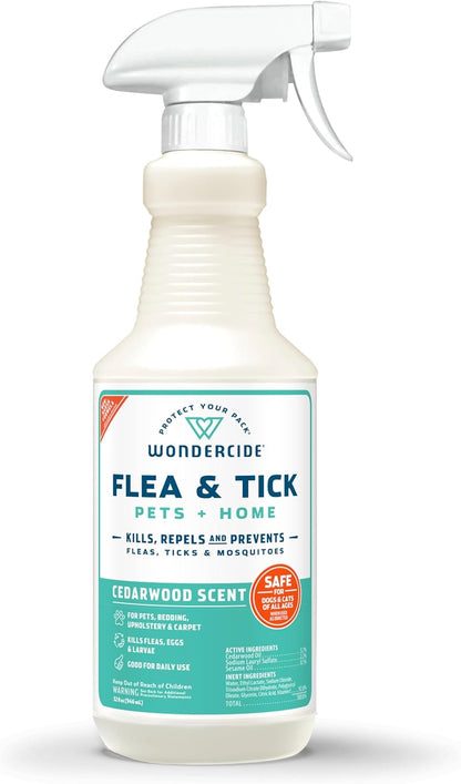Wondercide - Flea, Tick & Mosquito Spray for Dogs, Cats, and Home - Flea and Tick Killer, Control, Prevention, Treatment - with Natural Essential Oils - Pet and Family Safe - Peppermint 128 oz - Image 15