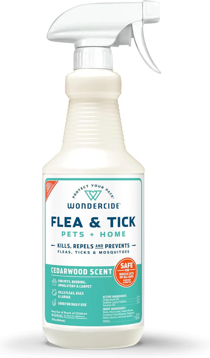 Wondercide - Flea, Tick & Mosquito Spray for Dogs, Cats, and Home - Flea and Tick Killer, Control, Prevention, Treatment - with Natural Essential Oils - Pet and Family Safe - Lemongrass 32 oz - Image 15
