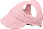 Dog Baseball Cap,1PC Pet Summer Beach Peaked Cap Dog Hat with Ear Holes, Adjustable Cat Visor Sunbonnet Hat for Small Medium Large Dogs (Solid Red, X-Large) - Image 14