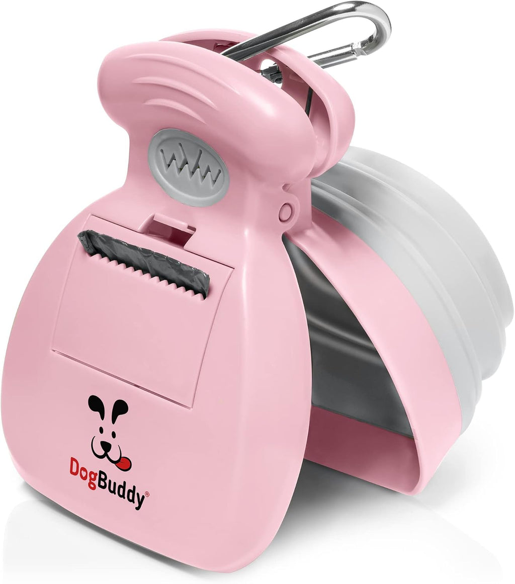 DogBuddy Pooper Scooper, Portable Dog Pooper Scooper, Poop Scooper for Small and Large Dogs, Pooper Scooper With Bag Attachment, Leash Clip and Dog Waste Bags Included (Medium, Kiwi) - Image 14