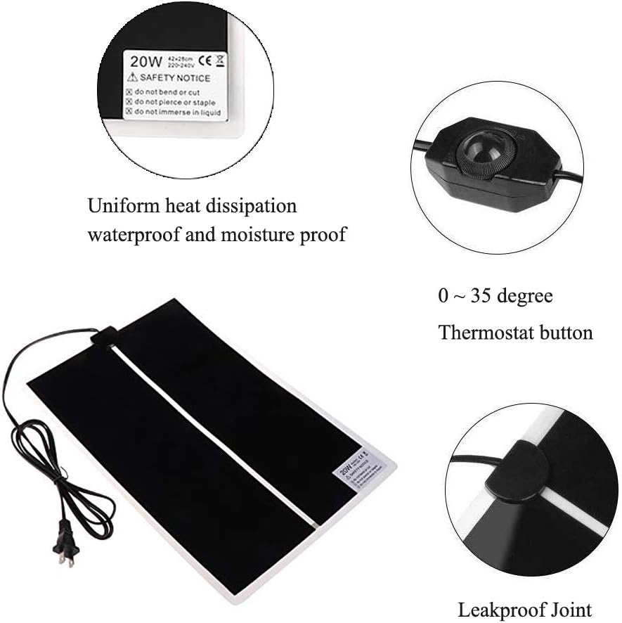 Kabasi under tank heat mat for lizards and snakes