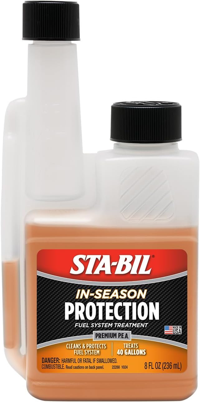 STA-BIL In-Season Protection Fuel System Treatment, 10 oz - Treats 50 Gallons - Fuel System Cleaner & Injector Cleaner, Improves MPG & Engine Performance, Prevents Corrosion & Ethanol Damage - Image 13