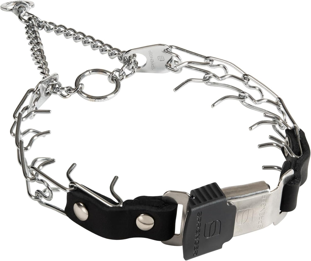 Herm Sprenger 2.25mm Prong Collar for Dog Training Adjustable Length & Easy Quick Release Buckle for Small/Medium Dogs (13-19" Neck) - Image 9