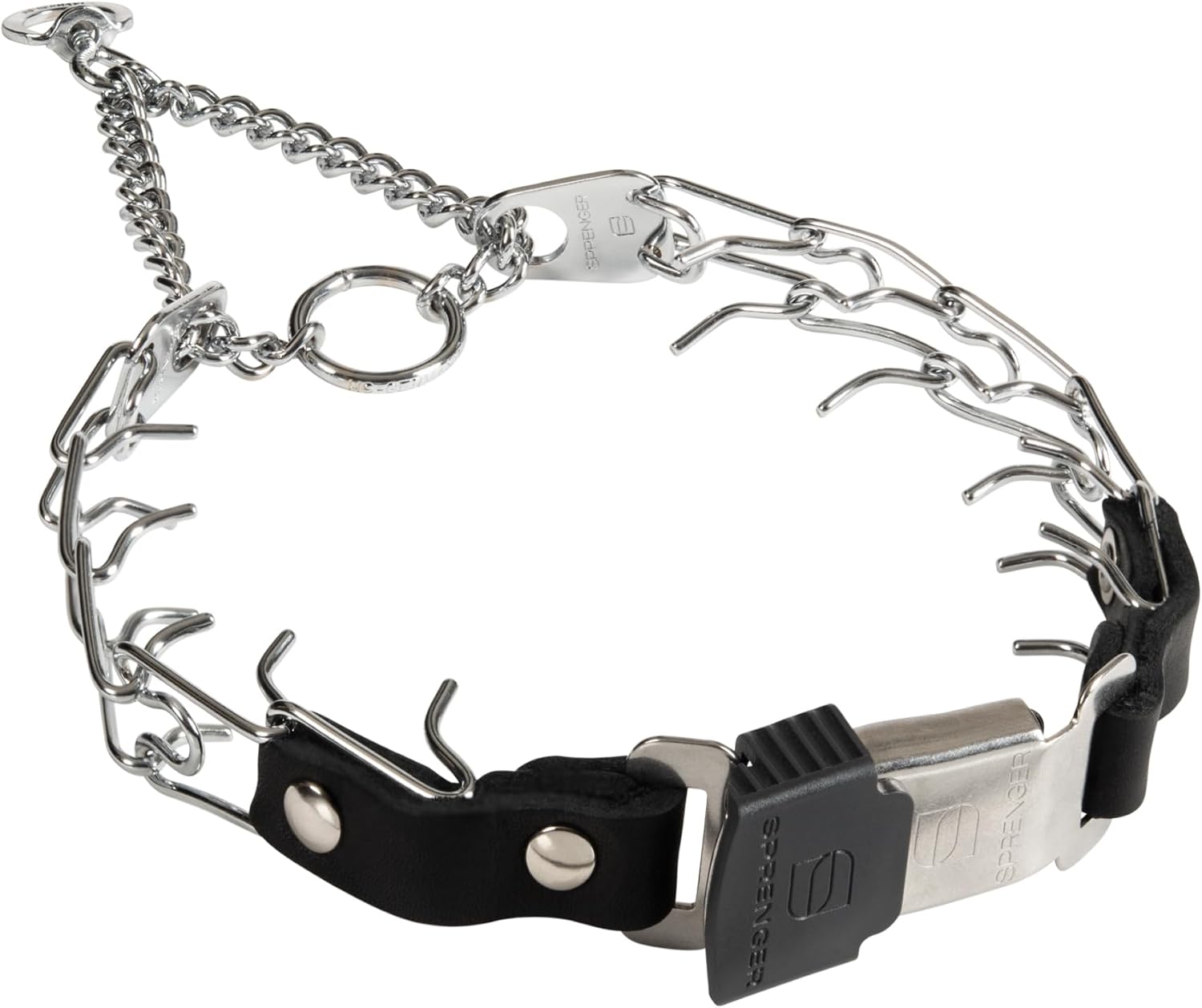 Herm Sprenger 2.25mm Prong Collar for Dog Training Adjustable Length & Easy Quick Release Buckle for Small/Medium Dogs (13-19" Neck) - Image 9