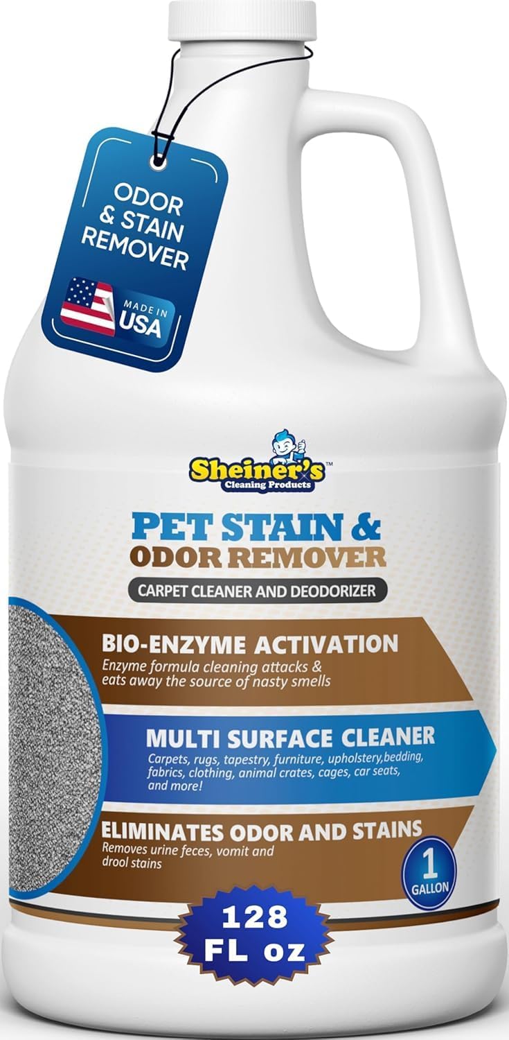 Authentic USA imported Sheiner's pet stain remover 32 fluid ounce packaging