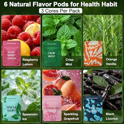 Crobirware 6 pack natural herbal inhaler package showing the premium botanical extracts ingredient list.