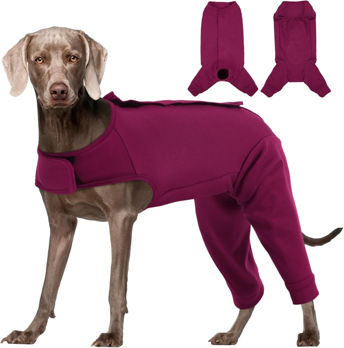 Kuoser Dog Surgery Suit for Back Legs, Dog Rear Leg Sleeve to Stop Licking, Female Spay Recovery Suit for Dogs After Surgery, Pet Puppy Surgical Pants Onesie for Abdomen Wounds Skin Disease - Image 14