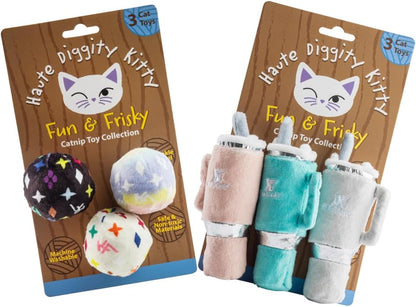 Haute Diggity Kitty Cowgirl Set, Plush Cat Toys Catnip Filled with Interactive Crackle Sound, Safe & Durable Toys for Cat & Kitten, 2 Pcs - Image 15
