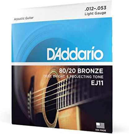 D'Addario Set Acoustic Guitar 80/20 Lite 12Str (EJ36) - Image 12
