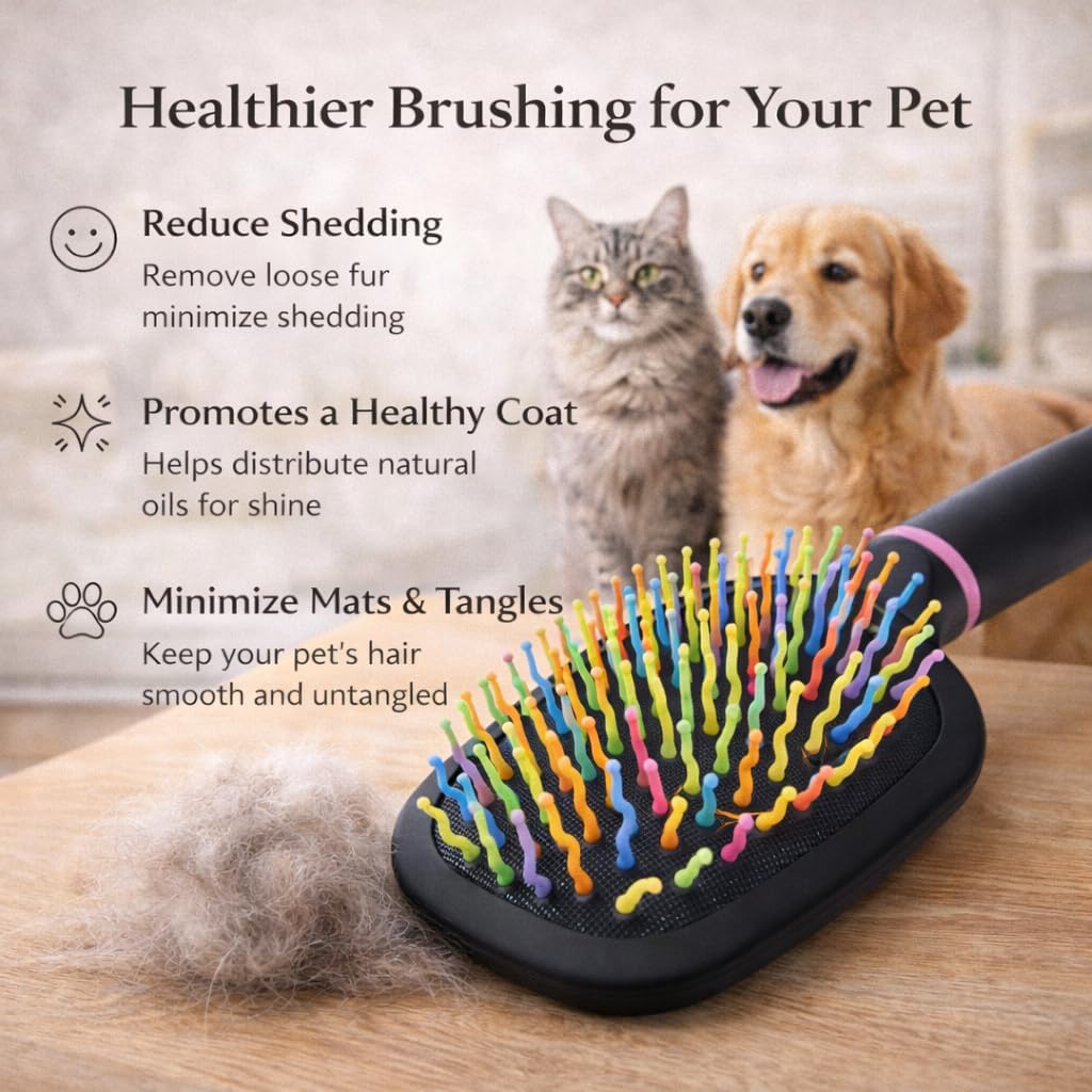Adkoat authentic imported grooming brush pack packaging details and product dimensions.