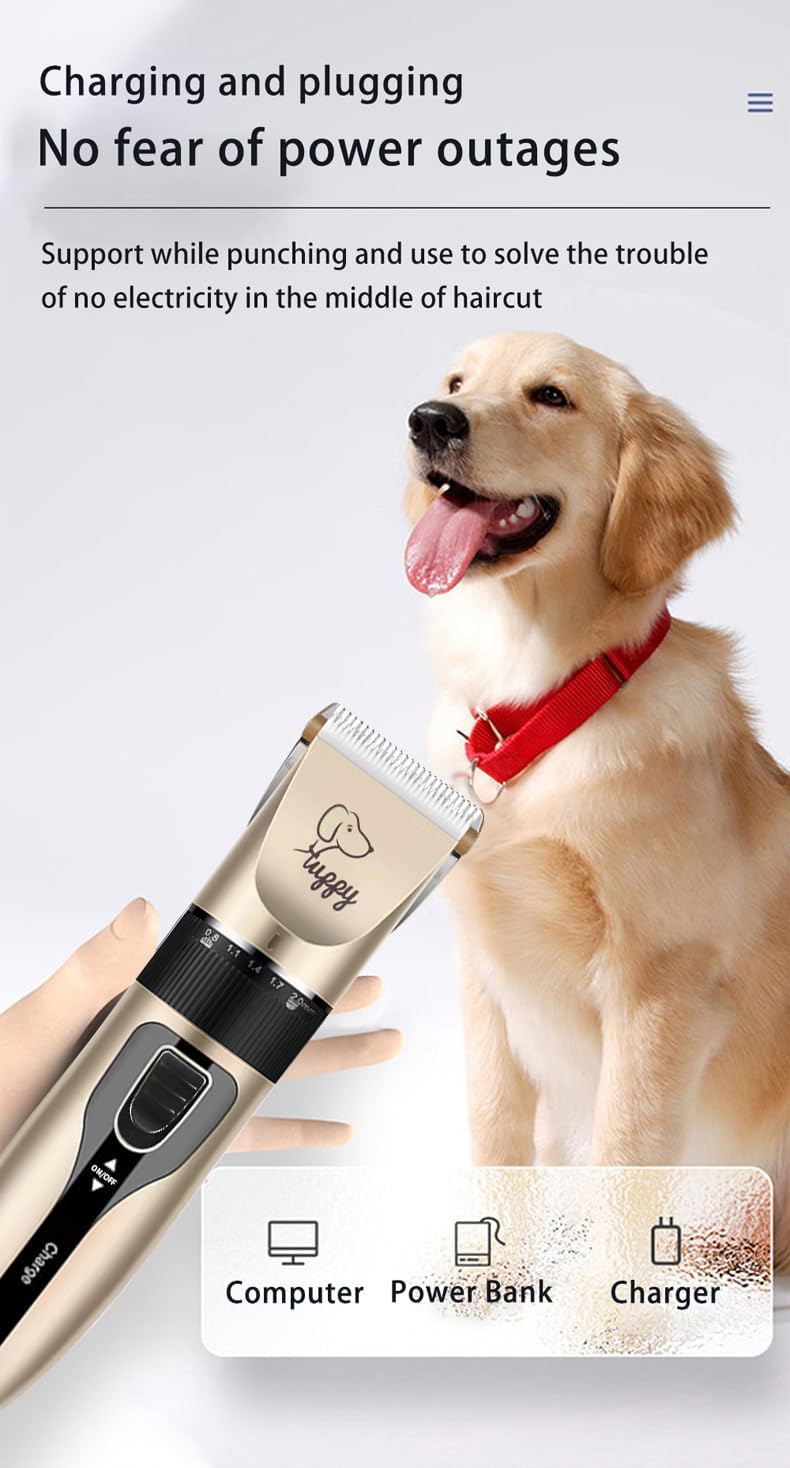 OASIS professional silver pet trimmer for cats and dogs home beauty