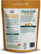 Insoluble crushed granite particles close up view from Manna Pro poultry grit supplement