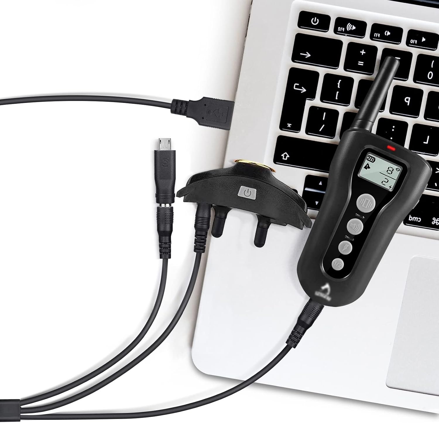 YEAOI charger cable showing USB-A and multiple connector ends