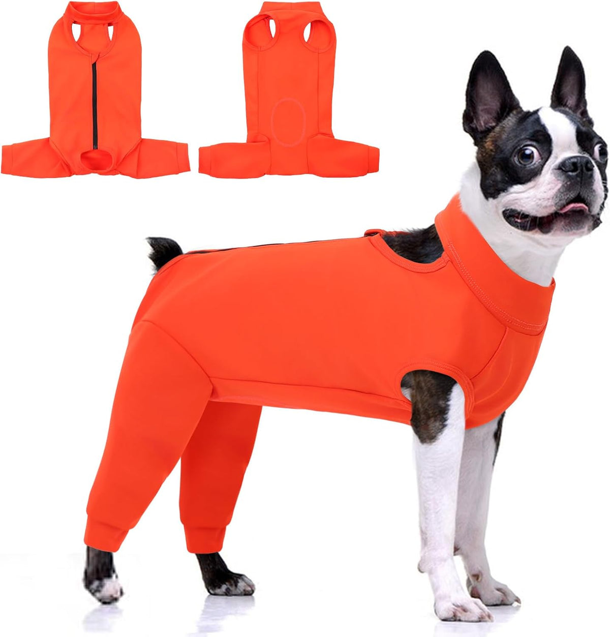 KOESON Dog Recovery Suit Hind Leg, Recovery Sleeve for Female Male Dogs, Pet Leg Sleeve to Stop Licking, Pet Rear Leg Wound Cover, Dog Spay Onesie for Wound Heal Care - Image 15