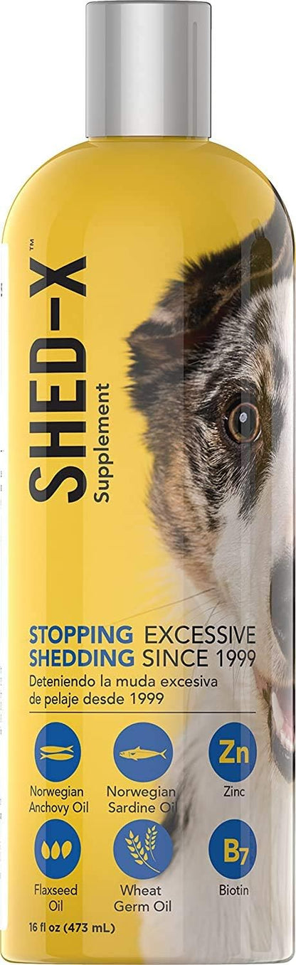 Shed-X Liquid Dog Supplement, 32oz - 100% Natural - Helps Dog Shedding, Fish Oil for Dogs Supports Skin & Coat, Dog Oil for Food with Essential Fatty Acids, Vitamins, and Minerals - Image 9