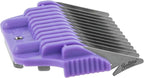Rear view of the Bucchelli professional wide snap on attachment comb for pet grooming salons