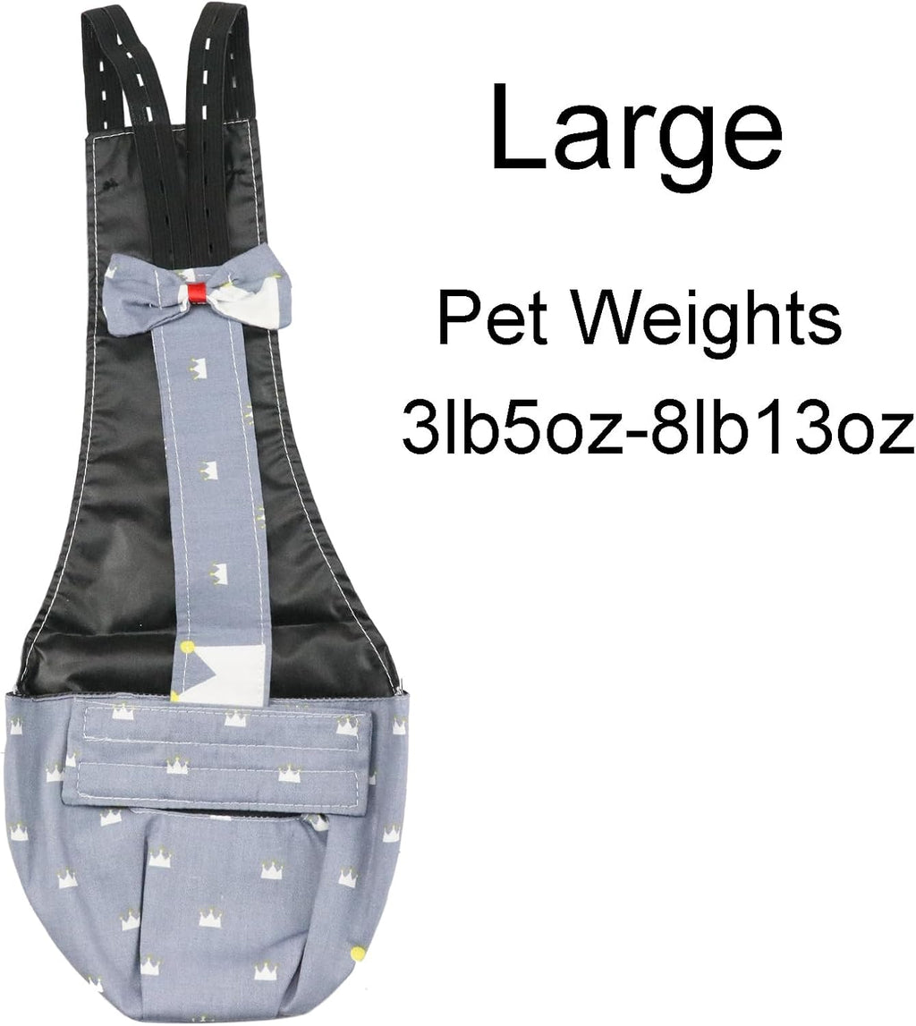 BestParts grey crown pattern cloth diaper for ducks and chickens
