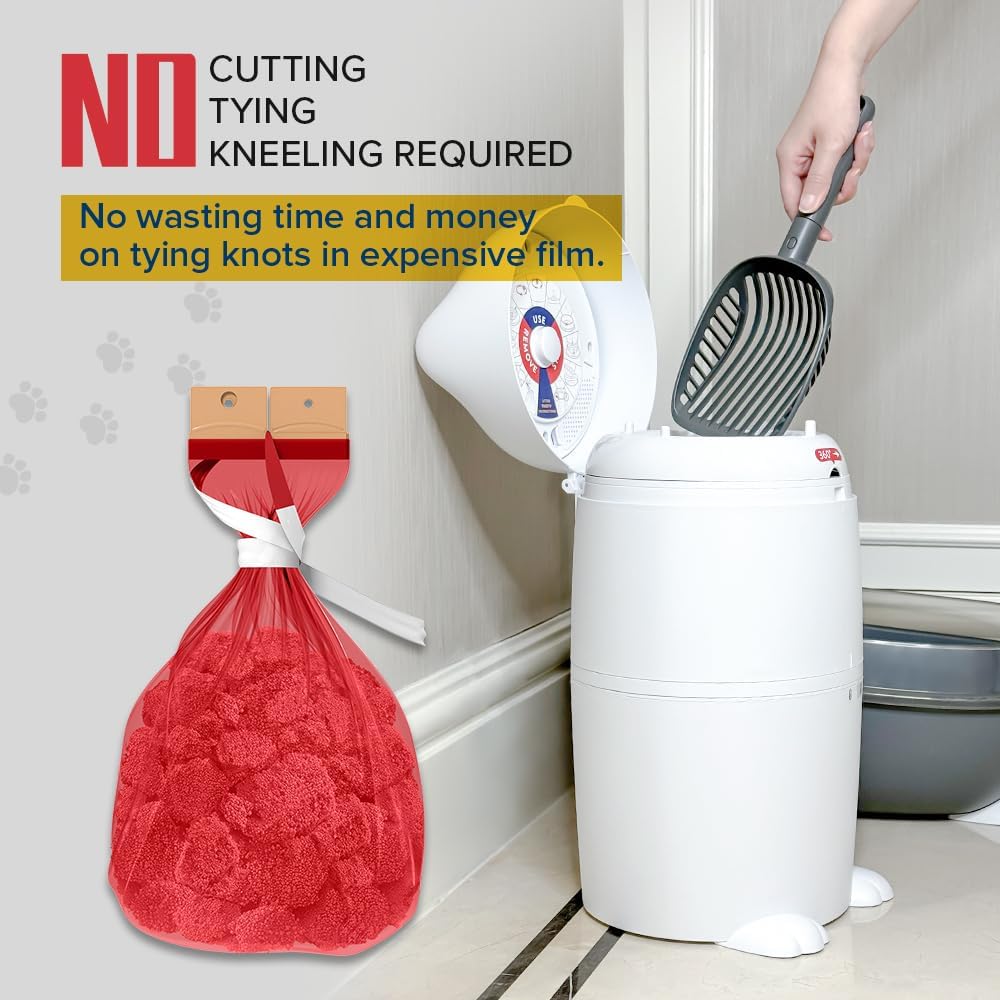 Red Rocket Kitty Twister Plus compatible gusseted replacement bags