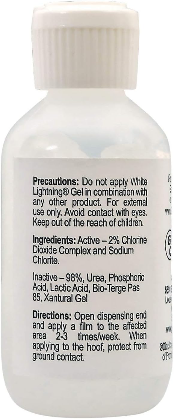 Grand Circuit Dioxicare technology equine hoof care gel for horse scratches and rain rot.