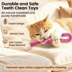 Cat Chew Ropes with Catnip, Teeth Cleaning, 3Pcs 23.6" for Cats - Image 4