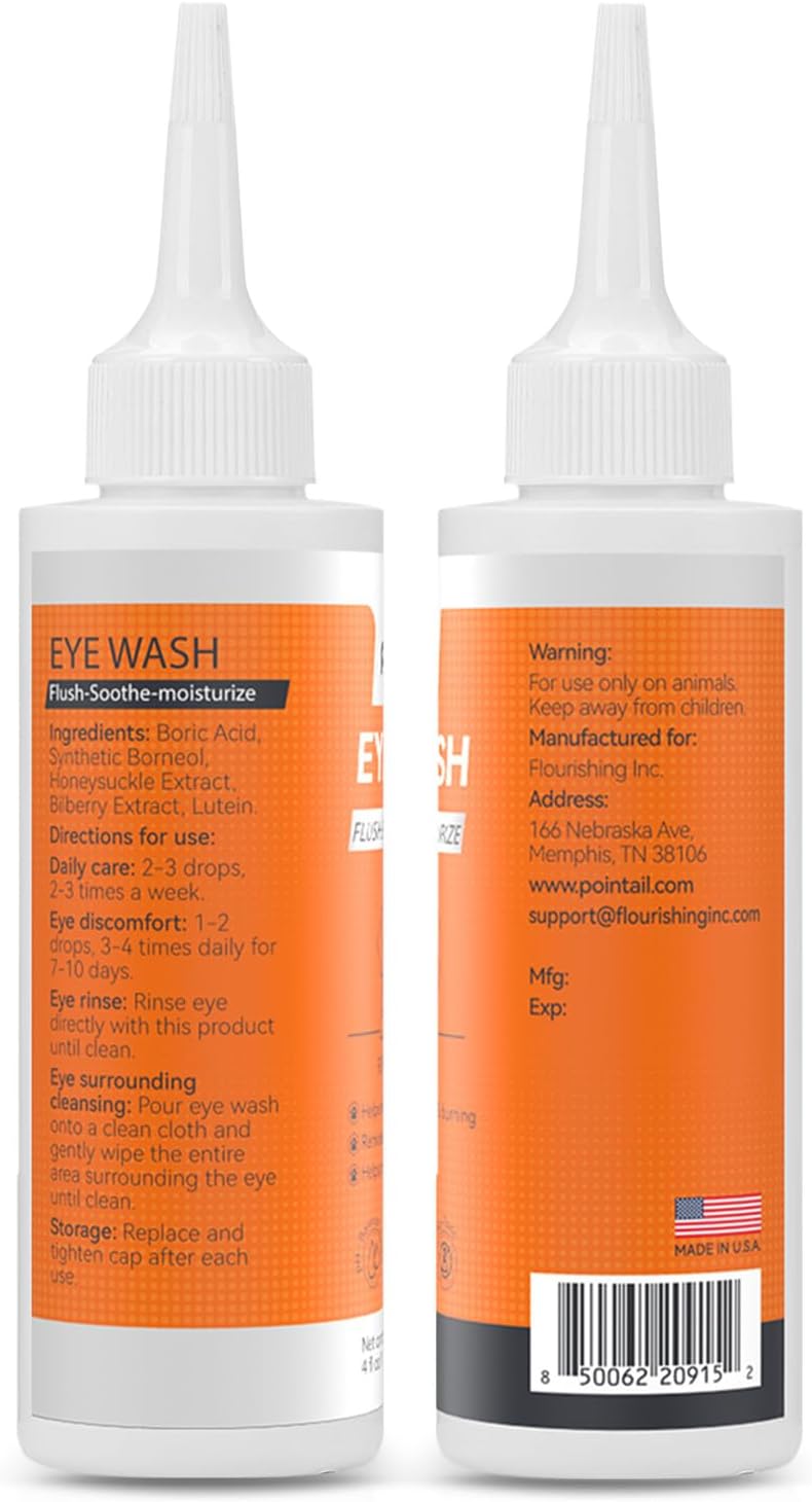 Beloved Pets professional pet hygiene eye drops application view