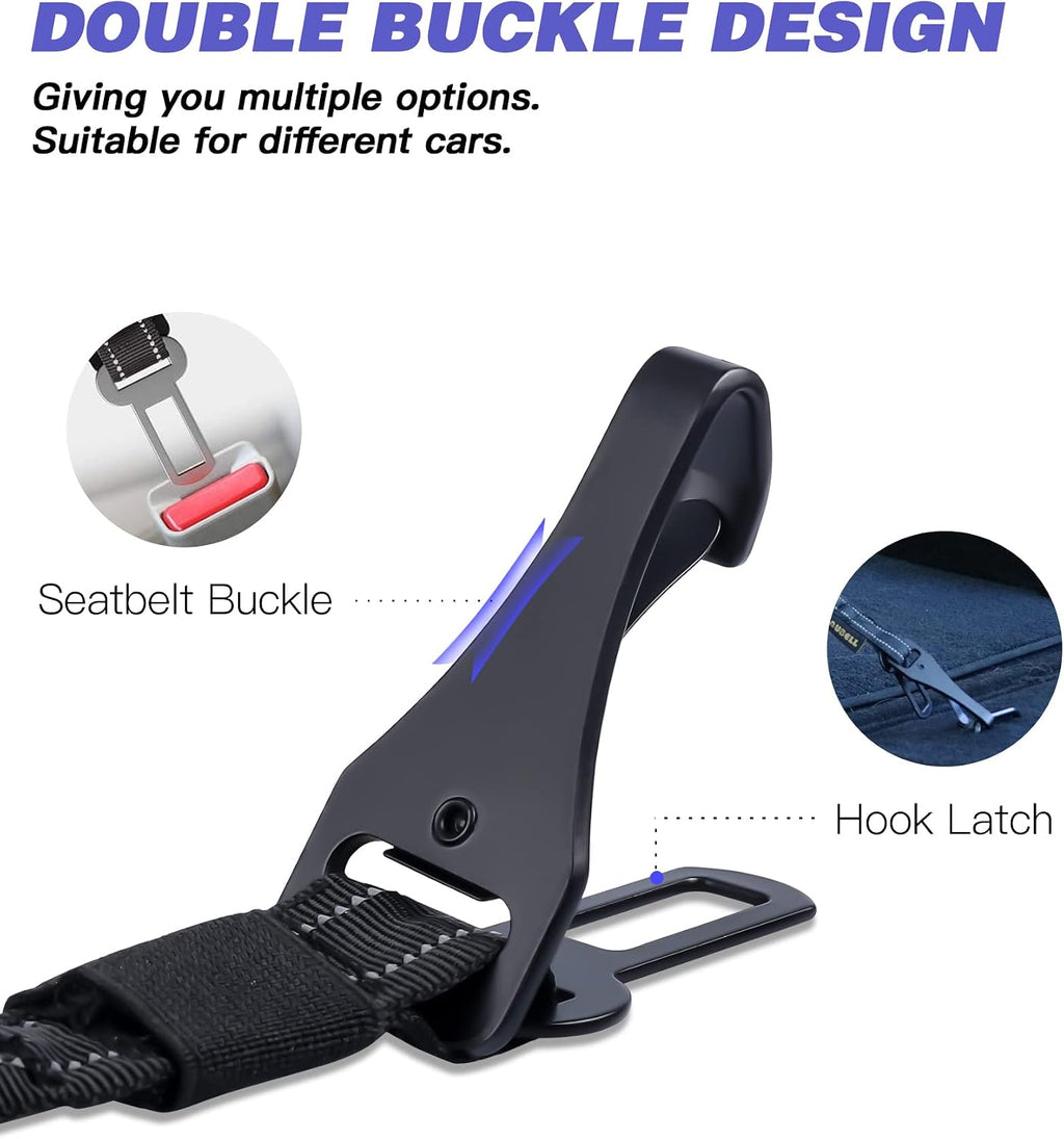 Heavy duty dog car seat belt carabiner