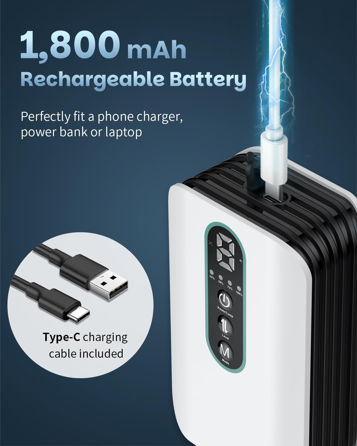 Pawfly USB charging port view