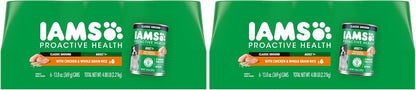 IAMS Proactive Health Wet Dog Food, Adult Wet Dog Food Multipack Ground Dinner, with Chicken & Rice, 13 oz. Cans (Pack of 12) - Image 14