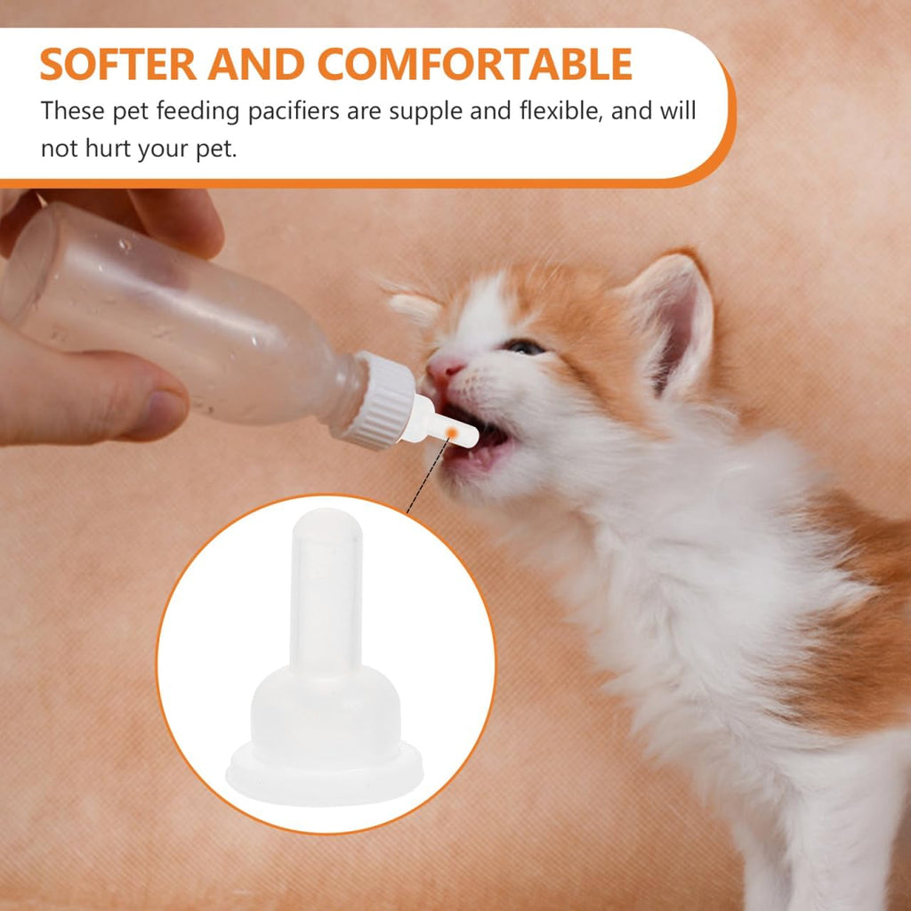 Homoyoyo slow flow silicone replacement pacifiers designed for foster kitten and wildlife rescue care