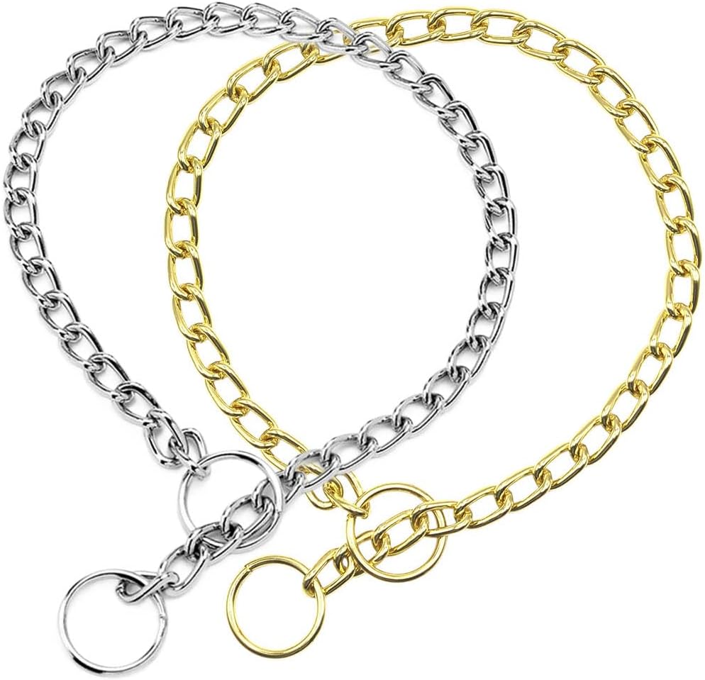 Youalso professional dog obedience training chain collar packaging details