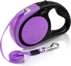 Taglory Retractable Dog Leash, 16ft No Tangle Leash Retractable for Small Medium Dogs Up to 44 lbs, One-Handed Brake, Pause, Lock, Pink - Image 13