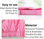 Cat wearing comfortable waterproof grooming shower cap