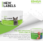 Tomlyn 4 ounce pill masker paste container label details