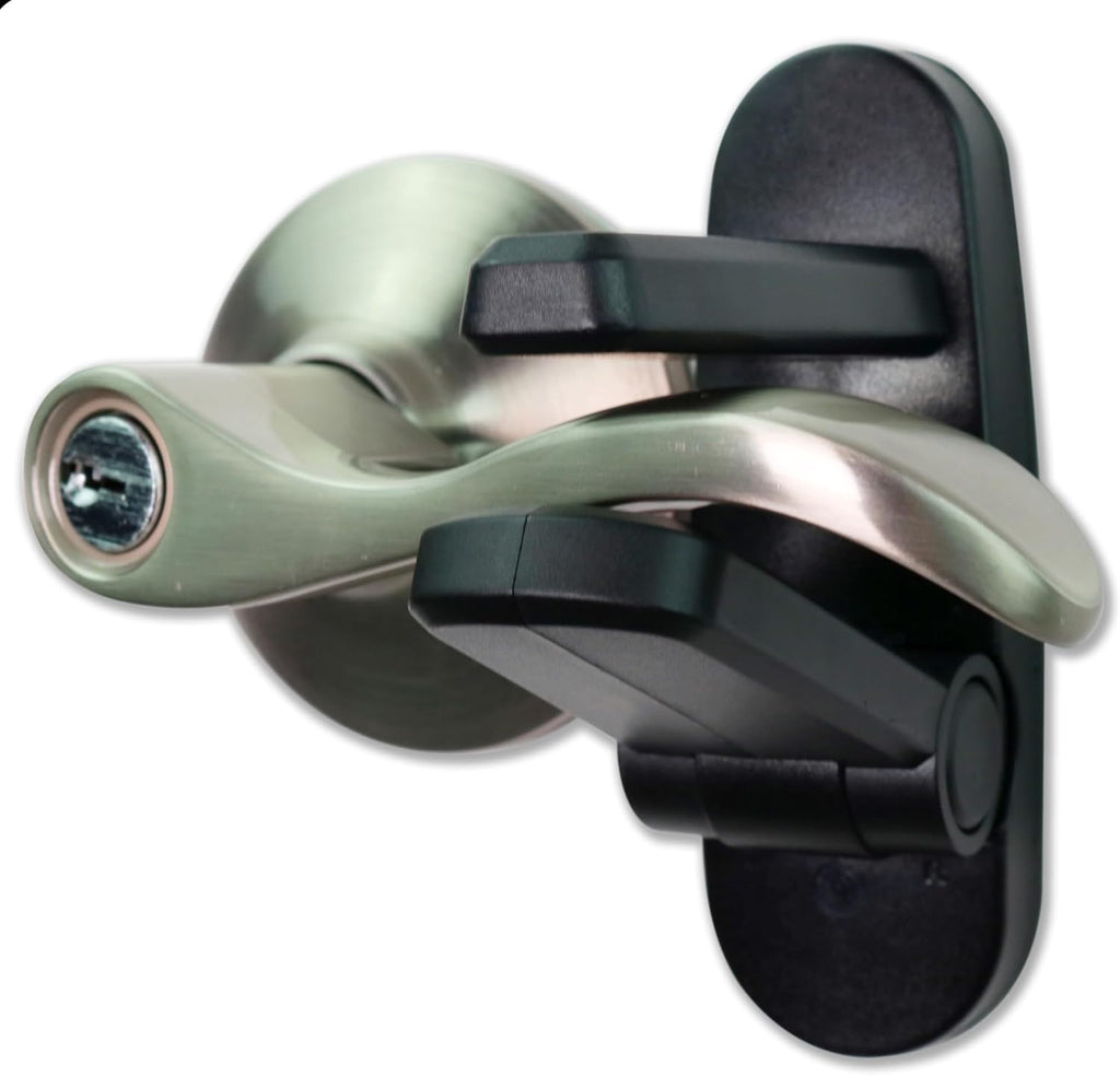 Wappa Baby childproof door lever lock 2-pack front view