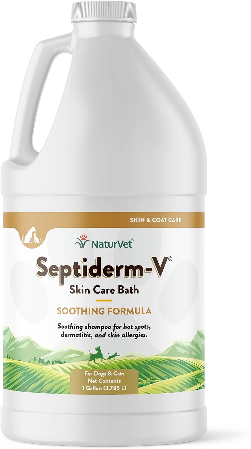 NaturVet Septiderm-V non-greasy soothing lotion for pet allergies