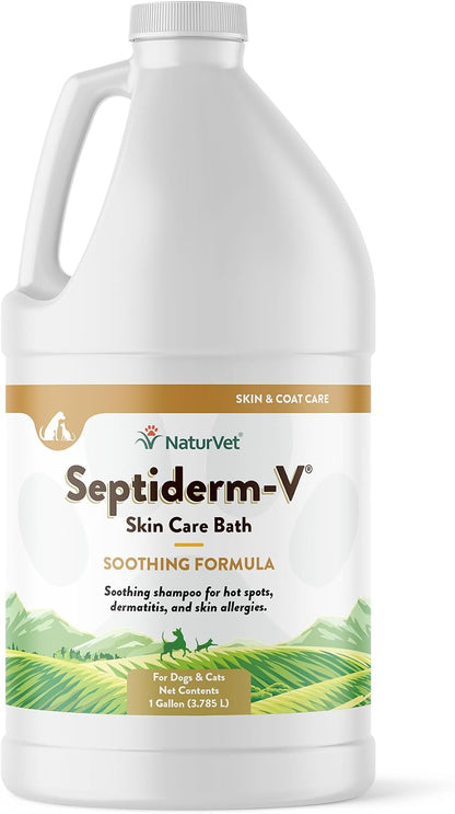 NaturVet Septiderm-V non-greasy soothing lotion for pet allergies