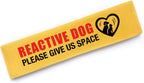 Measurement view of the twenty two centimeter folding dog leash wrap for rescue pets.