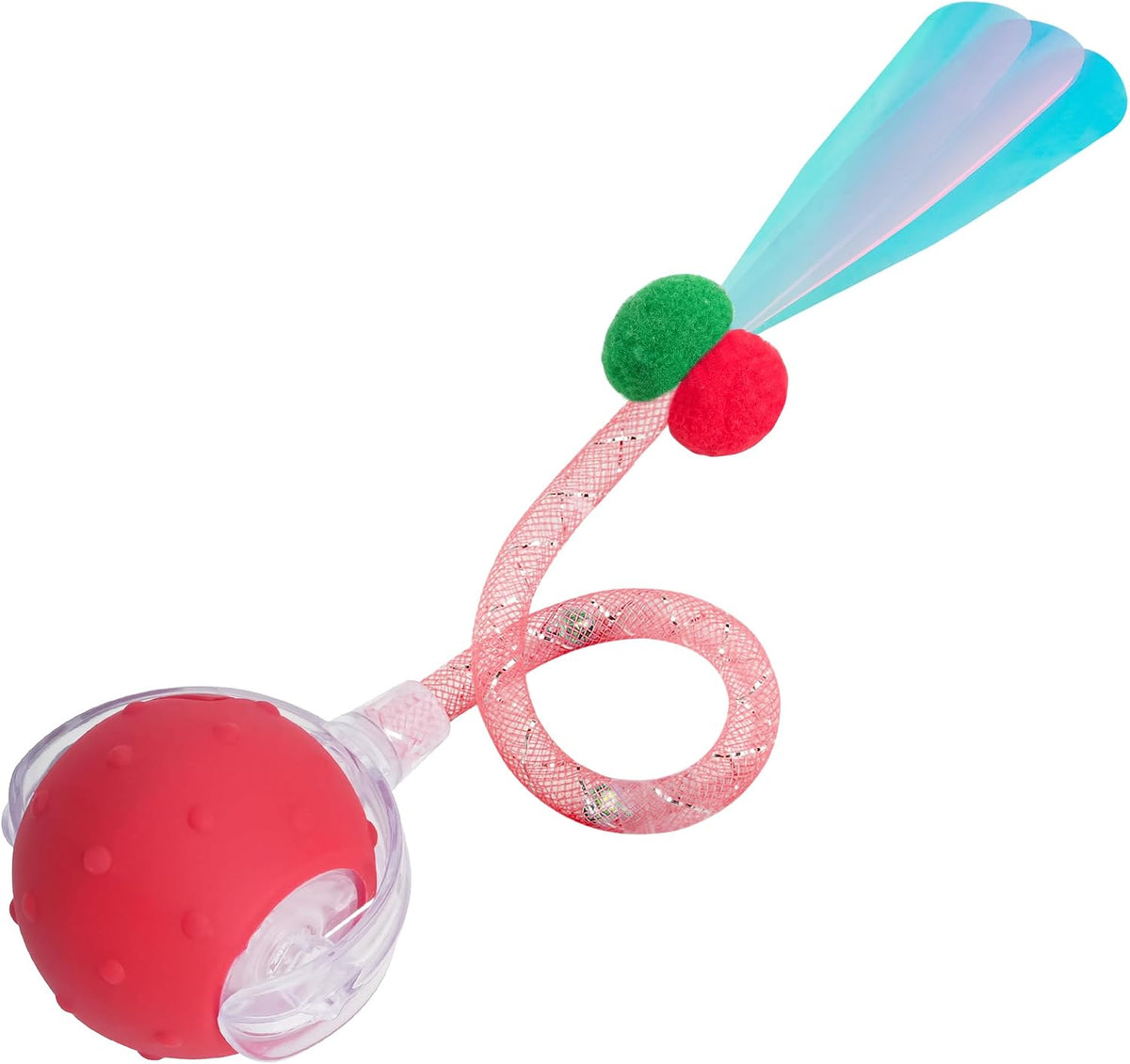 Packaging display of Plittpetts motion activated cat ball
