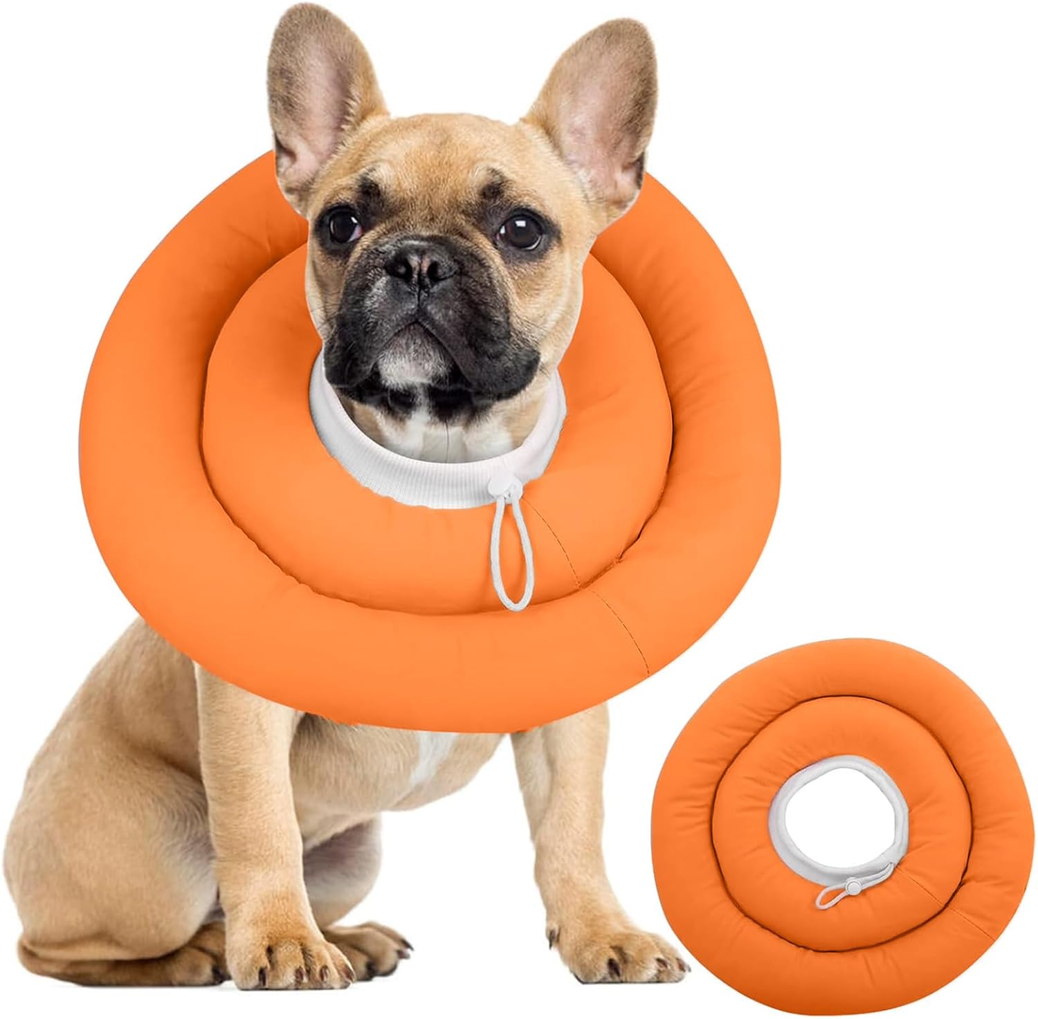 IDOMIK Dog Recovery Collar, Waterproof Soft Dog Cone After Surgery, Comfy Protective Elizabethan Collar Alternative for Dogs Cats, Adjustable Pet Neck Donut Cone Anti-Licking Biting Wounds,Pink,M - Image 12