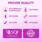 USA manufactured dog allergy chews with probiotics and colostrum.