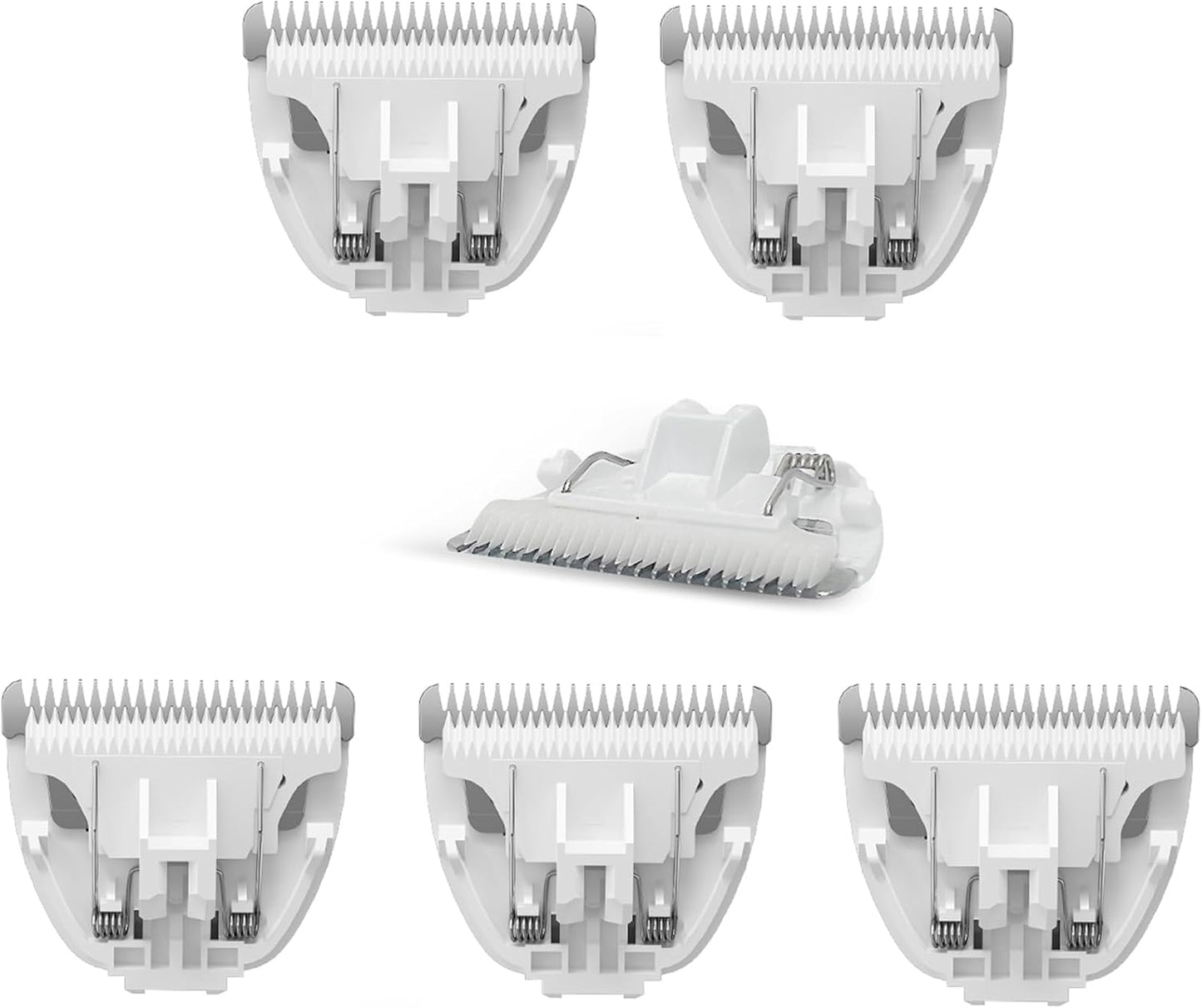 Professional Household Waterproof Low Noise Pet Hair Clippers Electric USB Rechargeable Painless Grooming Tools Hair Grooming Trimmer for Small Medium Dog Cat AP005 Green - Image 9